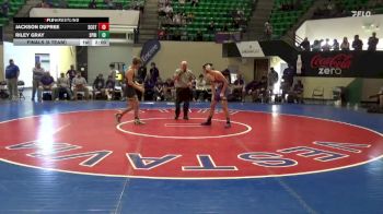 134 lbs Finals (8 Team) - Riley Gray, Springville vs Jackson Dupree, Scottsboro