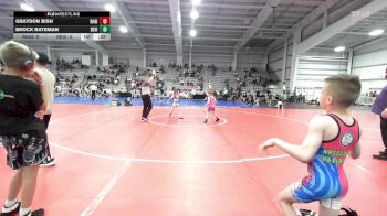 52 lbs Round Of 16 - Grayson Bish, Ragin Raisins Catawba ES vs Brock Bateman, Revival Orange