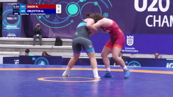 76 kg 1/4 Final - Naomi Lee SIMON, United States vs Mariia Orlevych, Ukraine