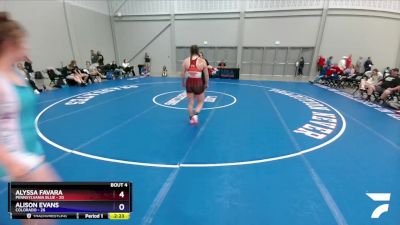 200 lbs Round 2 (4 Team) - Caroline Hattala, Pennsylvania Blue vs Natasha Kuberski, Colorado