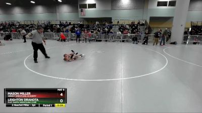 49 lbs 7th Place Match - Leighton Drahota, Flat Earth Wrestling Club vs Mason Miller, Sebolt Wrestling Academy