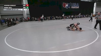 132 lbs Champ. Rd Of 128 - Cooper Cokeley, BTWC vs Henry Bell, South Dakota