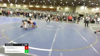 101 lbs Consolation - Izzy Tamondong, Carson Valley Wildcats vs Brianna Alcaraz Martinez, Buckaroo WC