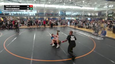150 lbs Champ. Round 3 - Bryce Morrison, Unattached vs Dallas Korponic, Unattached
