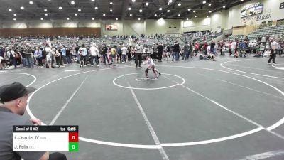 70 lbs Consi Of 8 #2 - Laval Jeantet IV, Run To Danger vs Jagger Caspian Felix, Delta Wrestling Club