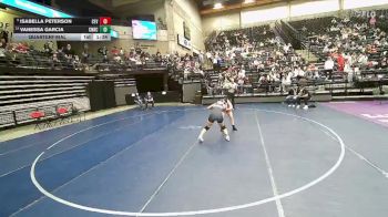 6A 145 lbs Quarterfinal - Isabella Peterson, Cedar Valley vs Vanessa Garcia, Corner Canyon