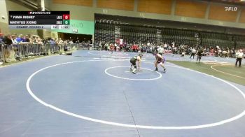 126 lbs Champ. Round 2 - Mathyus Xiong, Shasta vs Yuma Rigney, Lassen