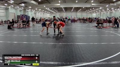 126 lbs Cons. Round 3 - Tyler Delcollo, Seawolf vs Kolton Sheppard, Seagulls Wrestling Club