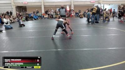 78 lbs Round 2 (6 Team) - Isaac Treadway, Ares vs Sterling Sanders, Hazel Park Vikings