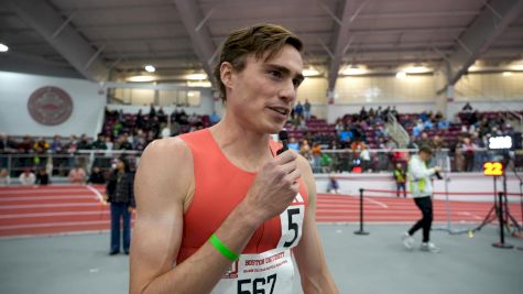 Josh Hoey SMASHES Donavan Brazier's Indoor 600m World Record | 2025 BU Opener