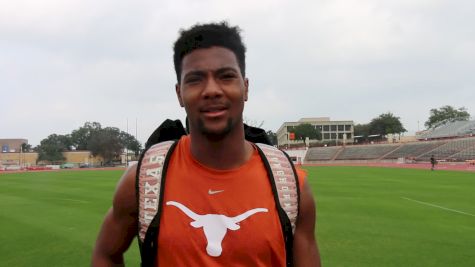 Texas Hurdler/Wide Receiver John Burt Trains With WR Holder Keni Harrison