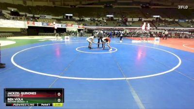 106 lbs Finals (2 Team) - Ben Viola, Western Branch vs Jackzel Quinones, Gloucester