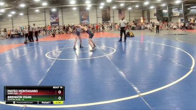 88 lbs Rd# 7- 10:45am Saturday Final Pool - Brennon Egan, Gotcha Blue vs Mateo Montanaro, Rebellion