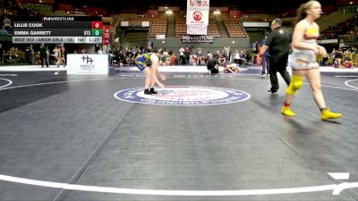 Junior Girls - 155 lbs Quarters - Avalynn Ramos, Ventura High School Wrestling vs Hanah Keller, Ukiah High School Wrestling