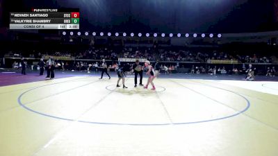 124 lbs Consi Of 4 - Nevaeh Santiago, Springfield Technical CC vs Valkyrie Shambry, Oregon