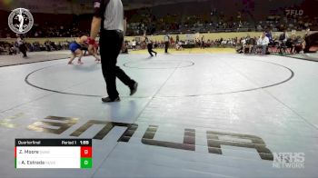 6A - 235 lbs Quarterfinal - Aundrea Estrada, NEWCASTLE vs Zion Moore, OWASSO