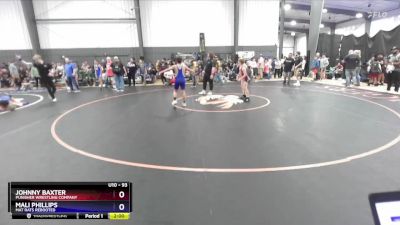 93 lbs Round 3 - Johnny Baxter, Punisher Wrestling Company vs Mali Phillips, Mat Rats Rebooted