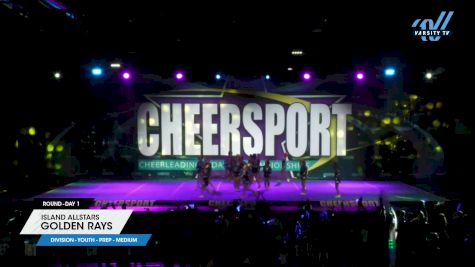 Island Allstars - Golden Rays [2024 L1.1 Youth - PREP - Medium Day 1] 2024 CHEERSPORT National All Star Cheerleading Championship