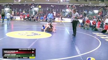 190 lbs Cons. Round 4 - Jayden Hamm, South Williamsport Area Hs vs Kaylix Douglas, Lackawanna Sr HS