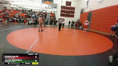 285 lbs Cons. Semi - Tayson Miller, Natrona County vs Colter Percifield, Campbell County