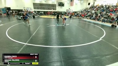 113-118 lbs Round 2 - Davian Palomo, Gering vs Kaisen Cisco, Fort Collins