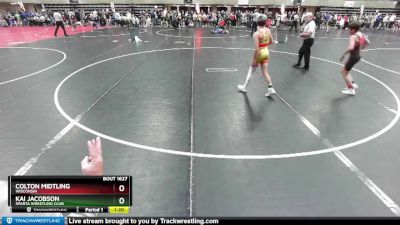 98 lbs Cons. Round 2 - Kai Jacobson, Sparta Wrestling Club vs Colton Midtling, Wisconsin