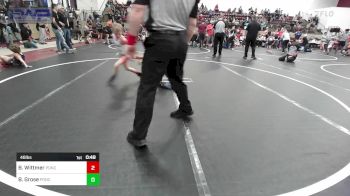 46 lbs Consolation - Breccan Wittmer, Ponca City Wildcat Wrestling vs Bennett Grose, Ponca City Wildcat Wrestling