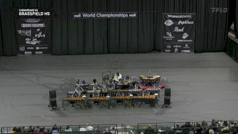 Grassfield HS "Chesapeake VA" at 2025 WGI Percussion/Winds World Championships
