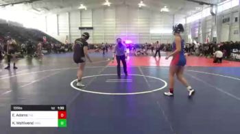 155 lbs Rr Rnd 3 - Emily Adams, The Club vs Kylee Wohlwend, Threshold WC