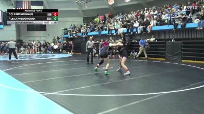 140 lbs Quarterfinal - Claire Neuhaus, BGM, Brooklyn vs Leila Wedgwood, BCLUW-SH