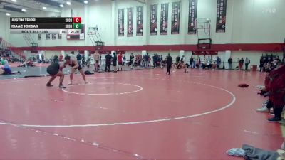 285 lbs Cons. Round 3 - Justin Tripp, Southern Oregon vs Isaac Jordan, Southern Oregon