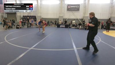 155 lbs Cons. Semis - Jestinah Solomua, Monster Garage vs Sarah Eddy, Top Of The Rock Wrestling