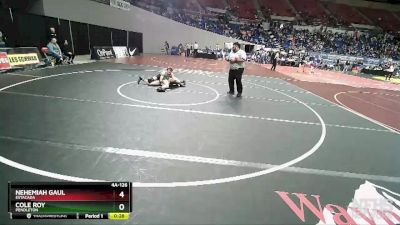 4A-126 lbs Cons. Round 2 - Nehemiah Gaul, Estacada vs Cole Roy, Pendleton