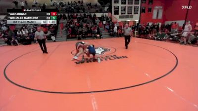 144 lbs 1st Place Match - Jack Hogan, Chicago (ST. RITA) vs Nicholas Marchese, Crystal Lake (CENTRAL)
