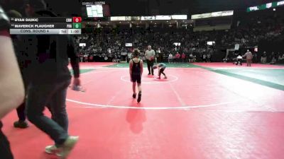75 lbs Cons. Round 4 - Ryan Djukic, CRW3 vs Maverick Flaugher, PBG1