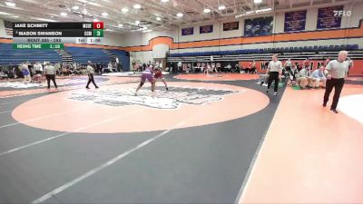 285 lbs Quarterfinal - Markos Mihalopoulos, Wisconsin - Lacrosse vs Ka`Ron Lewis, Ozarks