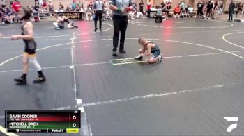 60 lbs Semis & 1st Wrestleback (8 Team) - Gavin Cooper, The Fort Hammers vs Mitchell Bach, Ragin Raisins WC
