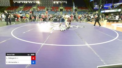 215 lbs Rnd Of 128 - Landon Odegard, MN vs Cian Birtwistle, GA