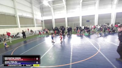 53-58 lbs Round 1 - Devontae Dixon, West Jordan Wresting Club vs Sano Fisilau, Team Prestige Wrestling