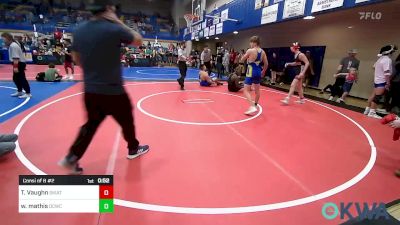 140 lbs Consi Of 8 #2 - Trey Vaughn, Skiatook Youth Wrestling 2022-23 vs Wyatt Mathis, Dark Cloud Wrestling Club