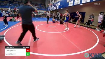 140 lbs Consi Of 8 #2 - Trey Vaughn, Skiatook Youth Wrestling 2022-23 vs Wyatt Mathis, Dark Cloud Wrestling Club