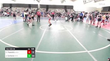 89 lbs Quarterfinal - Coleson Popeskic, Washington Twp vs Jack Carbone, Doughboy