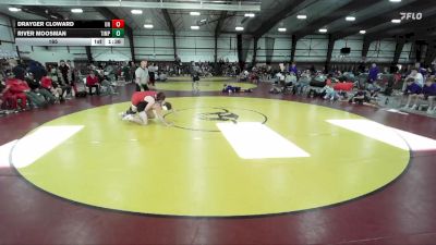 120 lbs Round 4 (8 Team) - Drayger Cloward, Uintah vs River Moosman, Timpanogos
