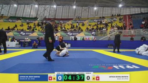 LETICIA OLIVAL BATISTA vs LETICIA DE JESUS SANTOS 2026 FPJJ Circuito Paulista GI Etapa 3