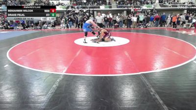 215 lbs Consi Of 16 #2 - Benjahmin Wilcox, Woonsocket vs Drake Felkl, Otter Valley