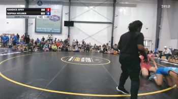 58 kg Semifinal - Kandice Spry, Ohio Goons - W vs Sophia Holmes, Michigan Wrestling Academy - W