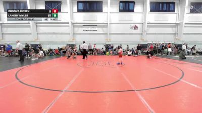 B-55 lbs Consi Of 16 #2 - Brooks Riesen, IN vs Landry Myles, WV