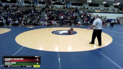 150 lbs Cons. Round 1 - Camden Valentine, Barron vs Knox Hines, Ellsworth