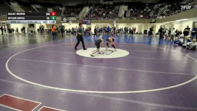 88 lbs Quarterfinals (8 Team) - Myles Britz, Foley vs Isaac Morin, Bemidji