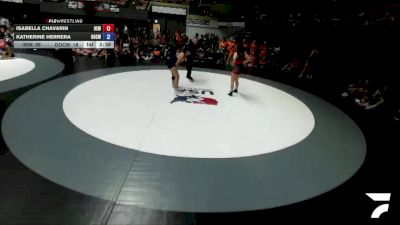 170 lbs Isabella Chavarin, IEWA - Inland Empire Wrestling Association vs Katherine Herrera, OCWA - Orange County Wrestling Association
